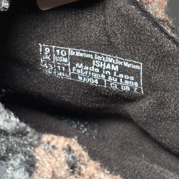Dr. Martens Isham Crochet Wool Suede Mules in Black NWOB USM10 - Picture 7 of 9